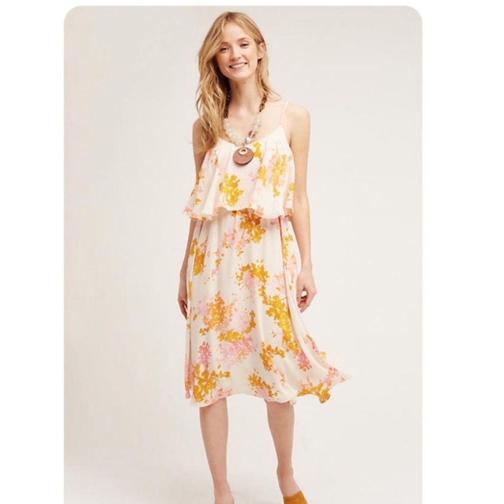 Paper Crown by Anthropologie Floral Dress